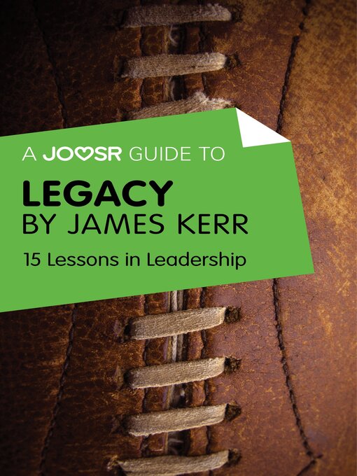 Title details for A Joosr Guide to... Legacy by James Kerr by ADHD Success Ltd - Wait list